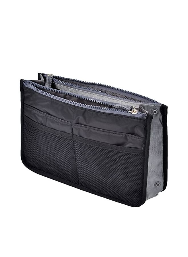 Umiwin منظم حقائب اليد للسيدات مكون من 13 جيبًا باللون الأسود - Image 1