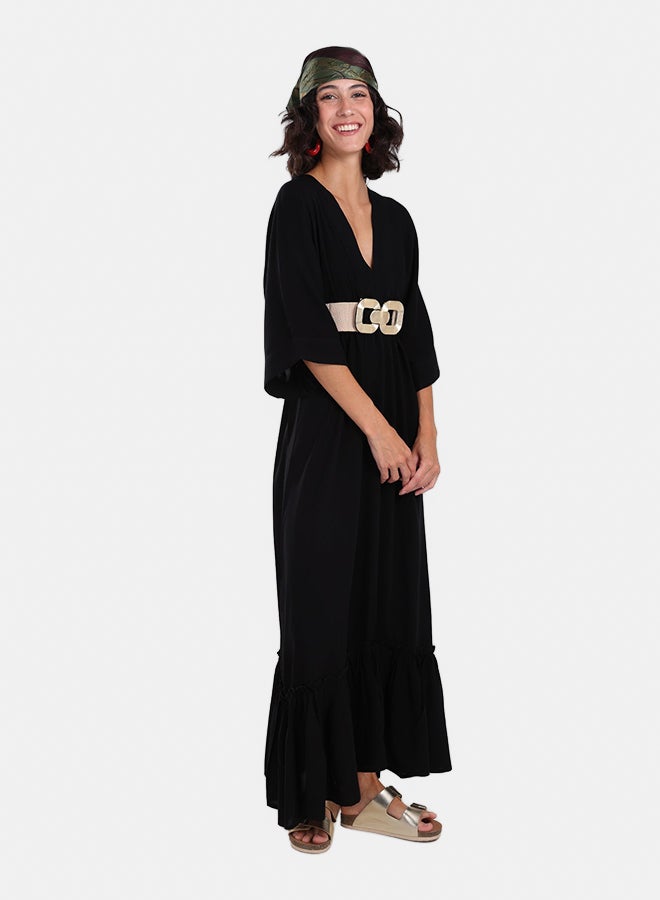 Clue Deep V-Neck Maxi Dress - Image 2