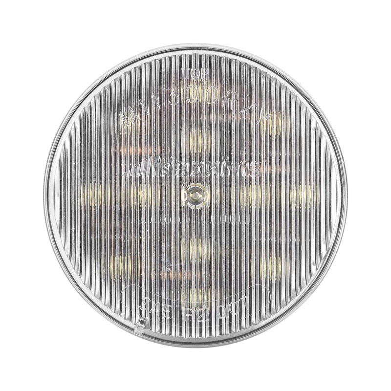 Maxxima M11300YCL Amber 212 Round LED Clear Lens Clearance Marker Light