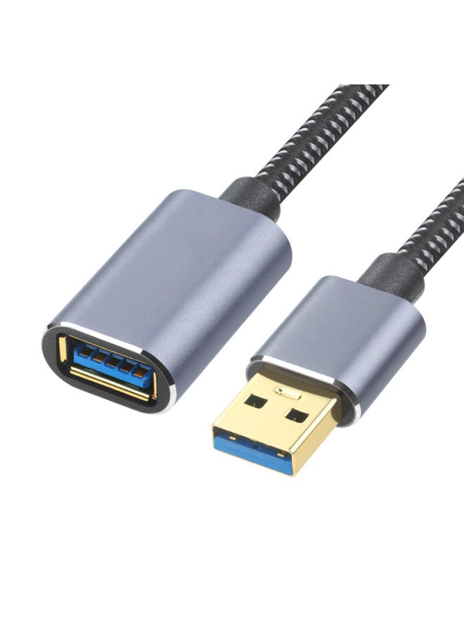 3.0 Extension Cord USB3.0 Male-to-female Hard Disk Computer Printer U Disk Mouse Keyboard Extension Braided Cord-Color:Usb Male To Female Extension Cable 【usb 3.0】-Line Length:1m - Image 5