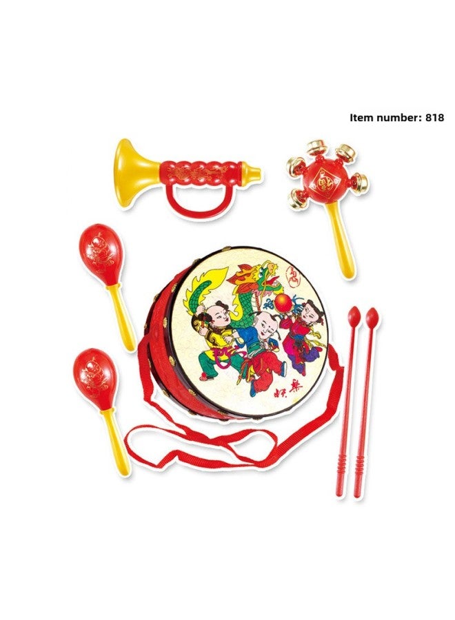 Baby Toys 0-1 Years Old Baby Rattle 0-3-6-12 Months Newborn Baby Hand Rattle Bell Drum Toy-Color:803 (120 Sets In 1 Box)-Specifications:Default - Image 3
