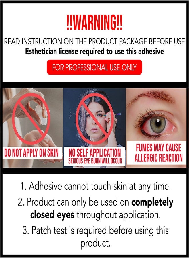 Lyon lash غراء تمديد الرموش القوي الإضافي 10 مل - غراء أداء ليون لاش | وقت جفاف 1-2 ثانية | احتفاظ لمدة 6-8 أسابيع | لوازم لاصقة سوداء للاستخدام المهني - Image 5