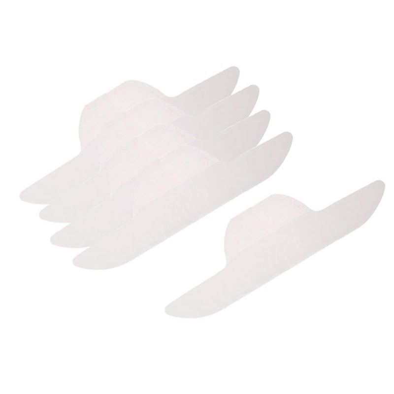 AHIER 20 PCS Disposable Neck Collar Sweat Pads Collar Shirt Protector Absorbent Collar Liners Pads Invisible protection against Sweat Stain for Women and Men