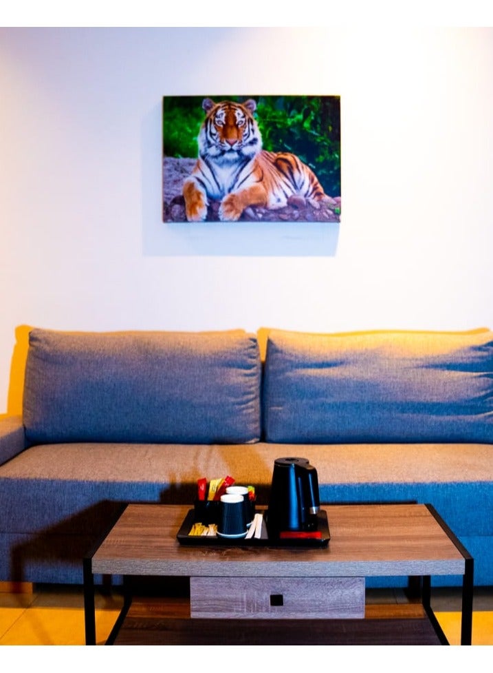 Fierce Tiger Canvas Wall Frame - Image 3