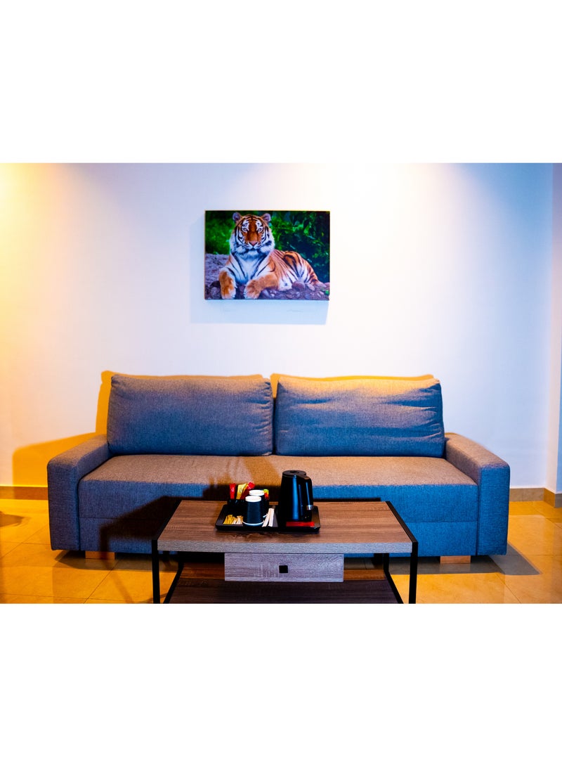Fierce Tiger Canvas Wall Frame - Image 4