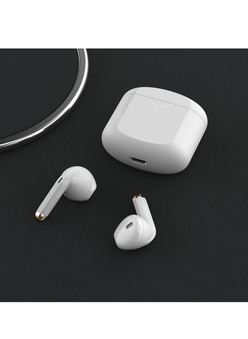 iplus - i-PLUS | i-BUDS 2 Bluetooth TWS In-Ear Earphones With Charging Case White - Image 1