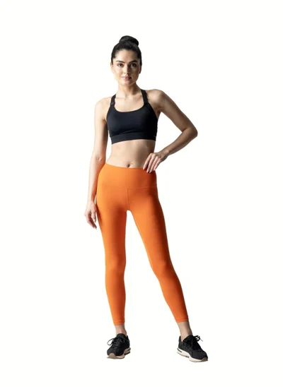 Strch STRCH Nylon Women's SleekFit Leggings | Orange | L