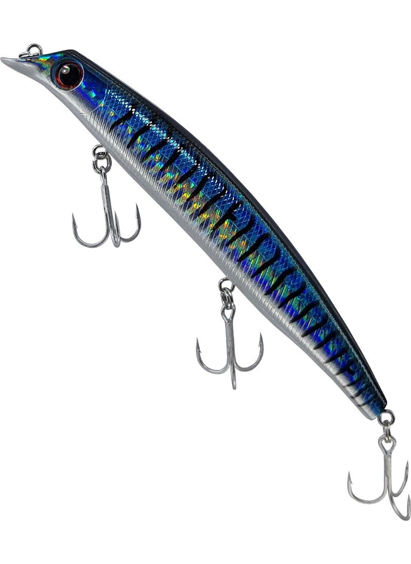 Kaptan Nemo Captain Nemo Minnow Quatro D 12 cm Small Branched Artificial Model Fish Bait 16 gr  - Image 1