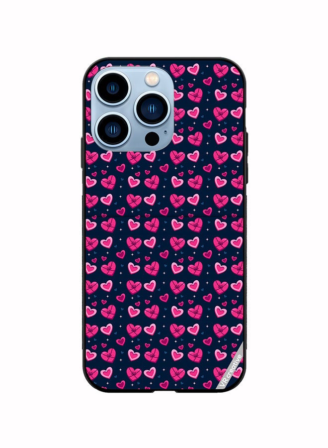 VR CREATIVE Protective Case Cover For Apple iPhone 14 Pro Max Love Pattern Design Multicolour - Image 1
