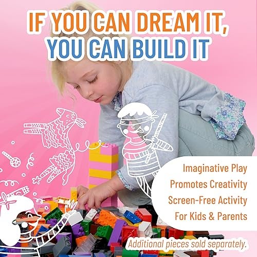 Strictly Briks Compatible with Lego Duplo Classic Big Briks Building Blocks Set - Boosts Imagination & Toddler Blocks - Durable Play & Brick Building Set - 204 Pieces, 24 Colors, Ages 3+ - Image 5