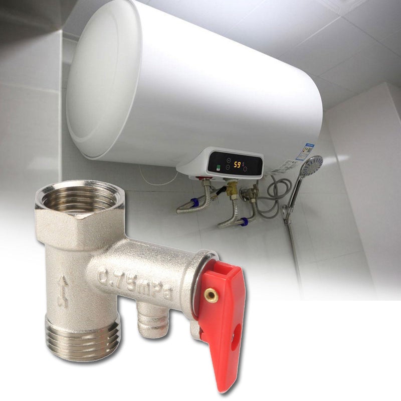 Copper Pressure Relief Valve For Electric Water Heater 1 2 Inch - Image 3