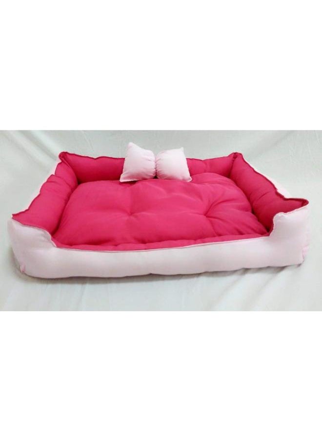Moro Moro Round Cotton Pet Bed – Reversible & Soft for Cats and Small Dogs  - Image 1