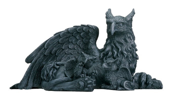 GRIFFIN WITH BABIES COLLECTIBLE FIGURINE STATUE SCULPTURE FIGURE