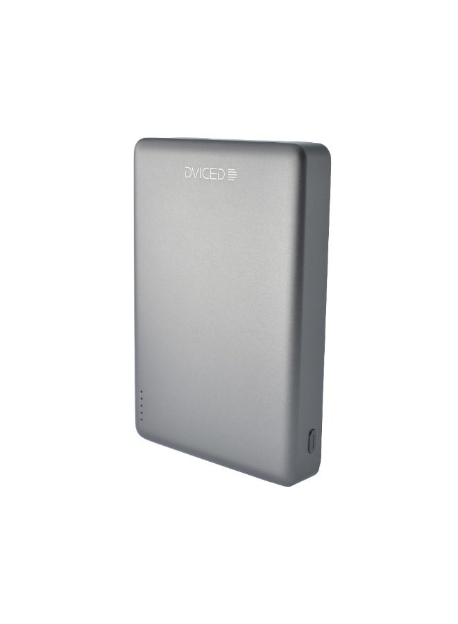DVICED Qi2 Ultrathin MagSafe Power bank 10000mAh - Grey - Image 2