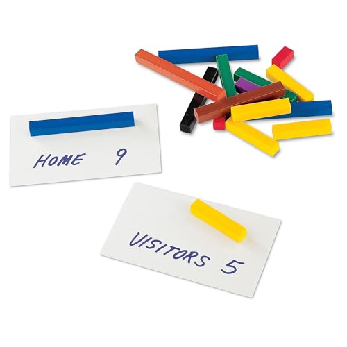 Learning Resources Cuisenaire Rods Small Group Set: 155 Piece Plastic Set - Image 2