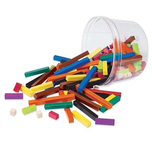 Learning Resources Cuisenaire Rods Small Group Set: 155 Piece Plastic Set - Image 1