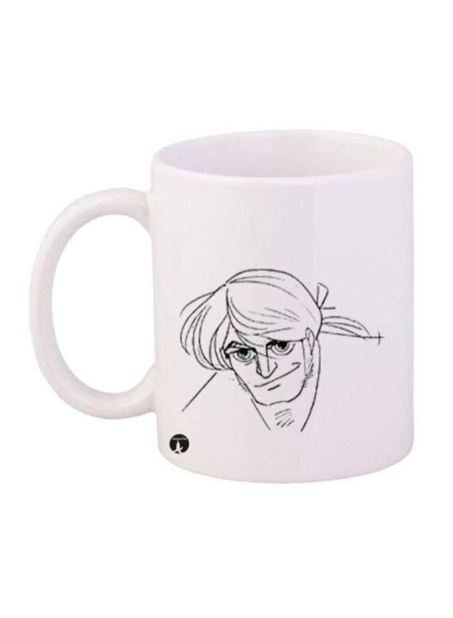 RKN Anime Jazeerat Al Kanz Printed Mug White/Black - Image 1