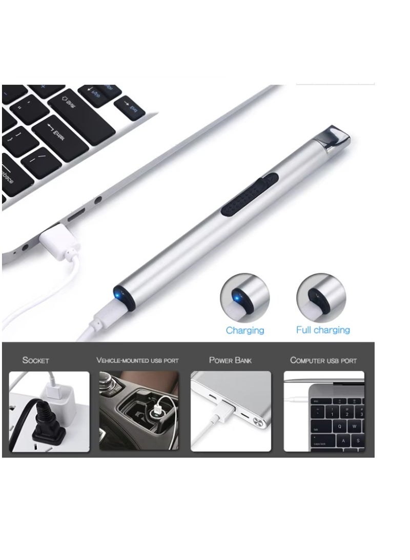 ولاعة شموع كهربائية قابلة لإعادة الشحن عبر USB - مقاومة للرياح، بدون لهب، وصديقة للبيئة  - Image 4