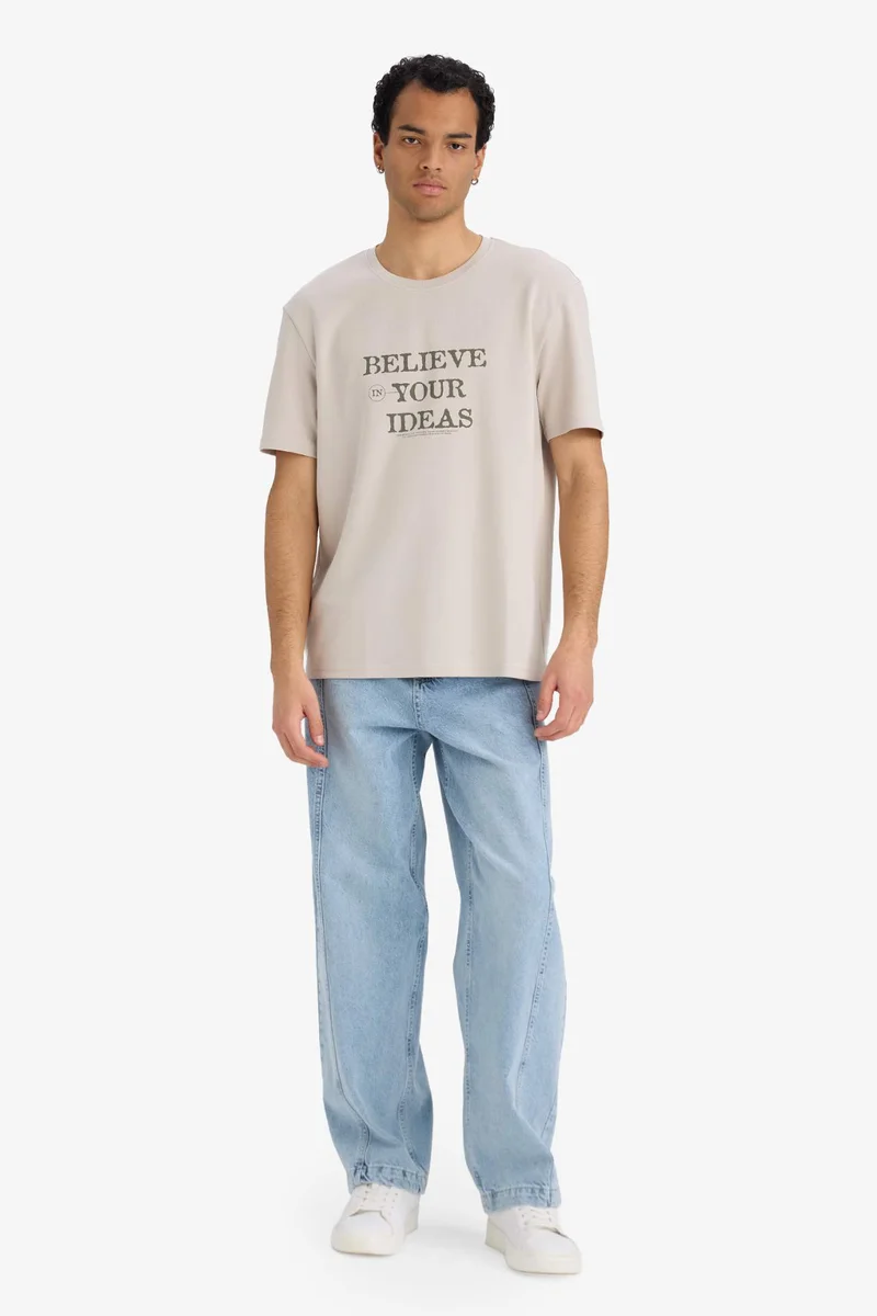 ديفاكتو Breathable Printed T-Shirt