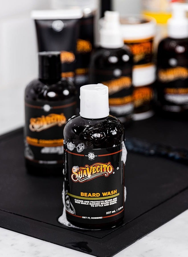 SUAVECITO Beard Wash Cleansing and Styling Beard Face Wash For Men (8 ounce.) - Image 5