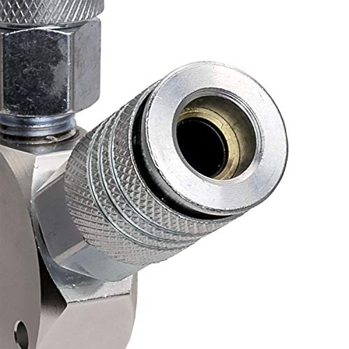 Freeman PS3WAM Steel 3-Way 1/4" Air Manifold with Universal Quick Connect Couplers - Image 3