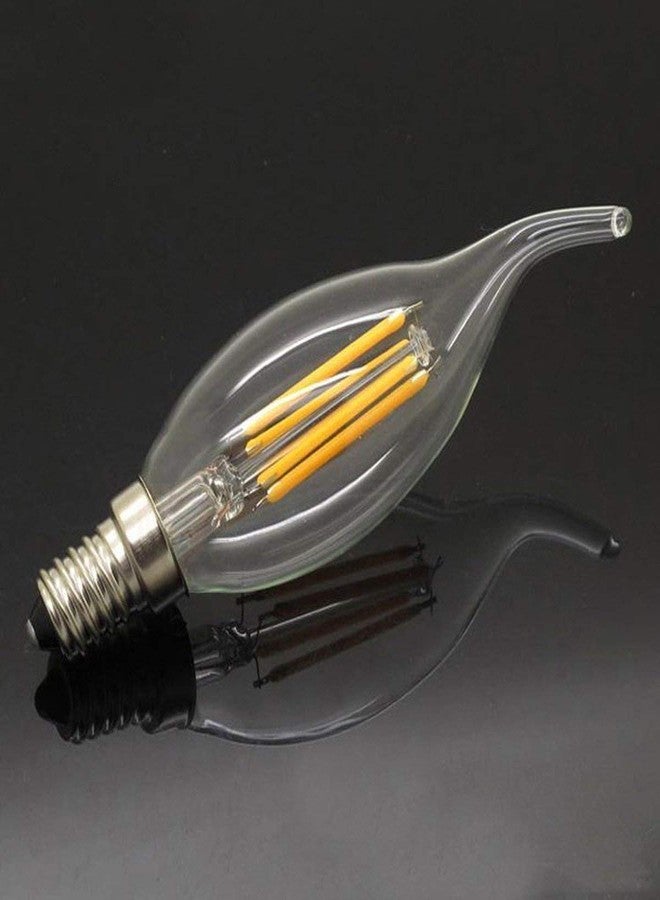 Virya LED FILAMENT CANDLE BULB C35 4W, E14 BASE WARM WHITE 2700K - DECORATIVE VINTAGE LIGHT FOR CHANDELIER, WALL LAMP (PACK OF 1) - Image 3
