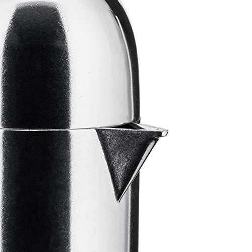 ALESSI آلة الإسبريسو الأنيقة Alessi A9095/6 B La Cupola بسعة 6 أكواب من الألمنيوم الفضي مع مقبض أسود - Image 3