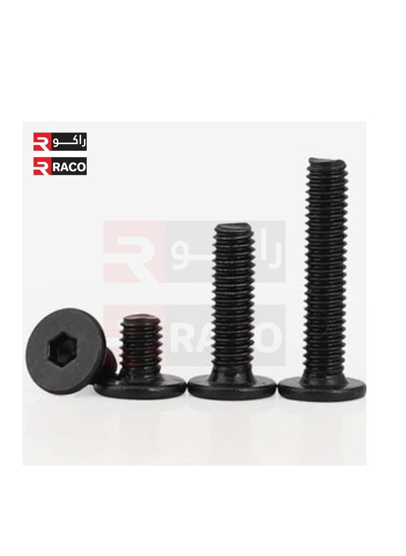 RACO - MS Allen Bolt Screw Allen Key Head Threaded Fastener Black Pack of 10 - Image 1