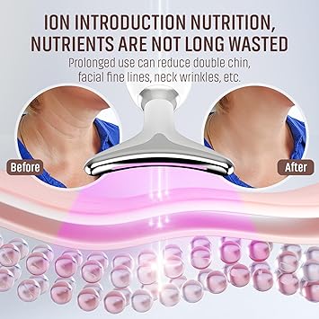 7 Colour LED FACE Beauty Massager 3 Modes for Skin Tightening Neck Lifting Anti Aging Wrinkle Remover EMS Massage Face Toning Firming Device for Women - Image 5