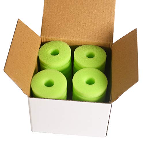 UPETTOOLS Aquarium Biochemical Sponge Filter, Ultra Quiet Aquarium Air Pump Bio Sponge Fish Tank Foam Filter (Green Sponge 4 Packs) - Image 4