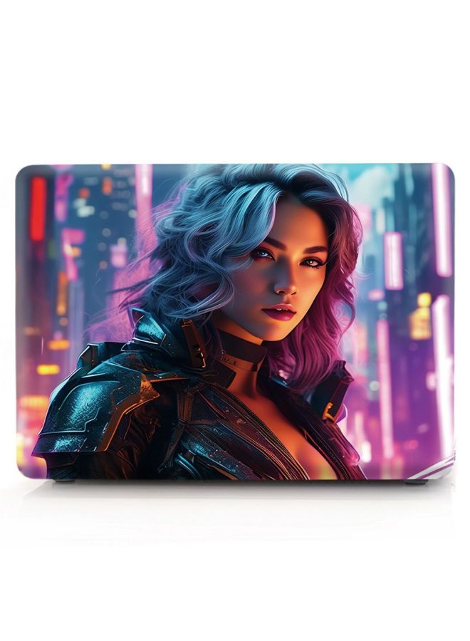 Suitable For Apple Computer Case Macbook Painted Cyberpunk Series Case Notebook Case-Color:KZ756-Applicable Model:13retina - Image 1