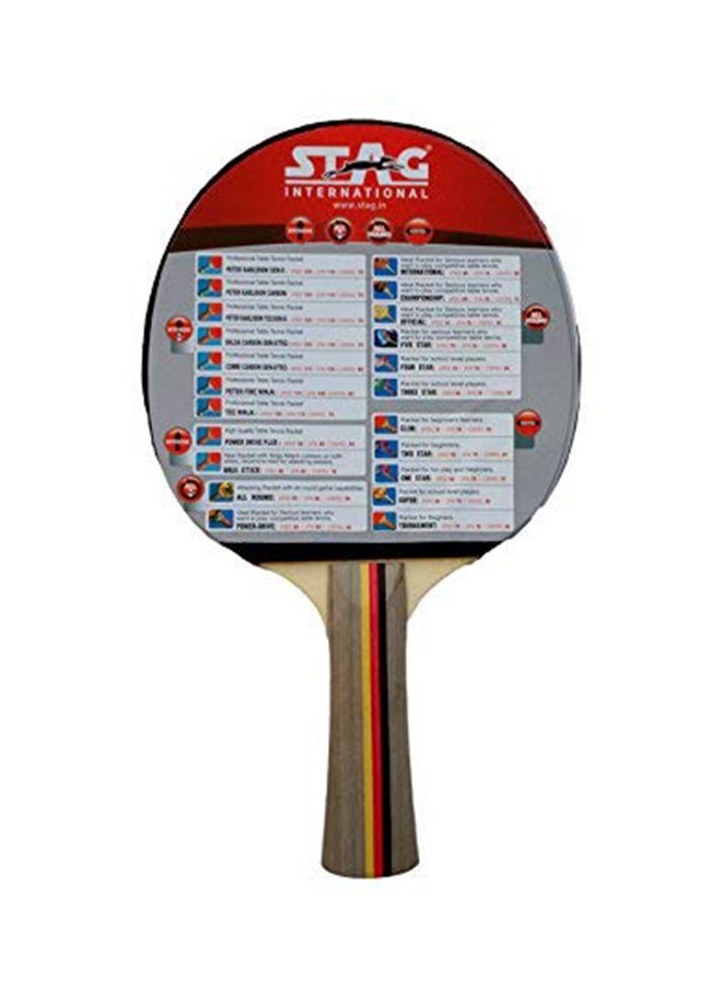 STAG Tec Ninja Table Tennis Racquet(Multicolour)| Advanced, ITTF Approved Rubber | 160 grams  - Image 4