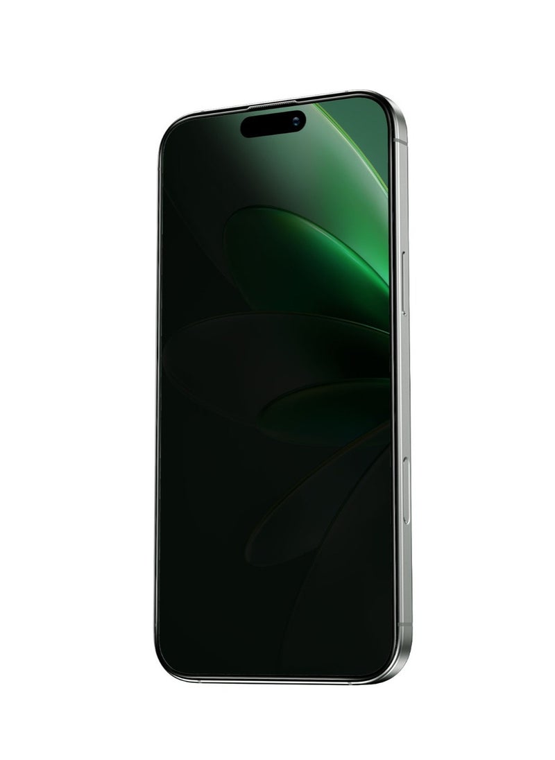 GREEN LION - iPhone 16 Pro Max Screen Protector Picasso 3D Privacy Glass with Alignment Tray / Anti-Scratch / Anti-Peeping / Anti Fingerprint / Bubble Free / Crystal Clear / Highly Responsive - Black Edge/Privacy - Image 1