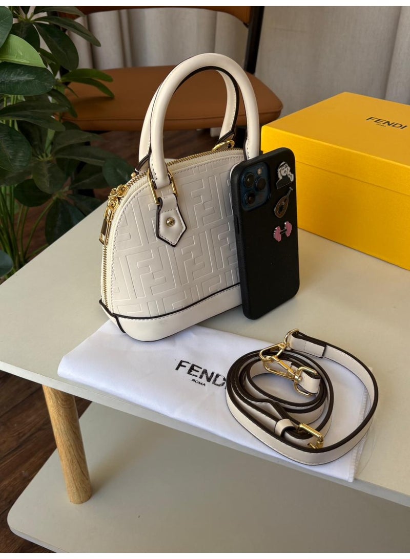 A stylish and simple women's handbag by Fendi