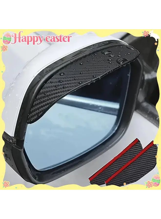 High Quality Texture Rearview Mirror Rain Guards Wind Rain Protection Sunshade Design - Image 3