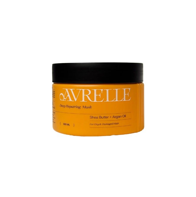 AVRELLE SHEA BUTTER + ARGAN OIL DEEP Repairing HAIR MASK FOR DRY AND DAMAGED HAIR