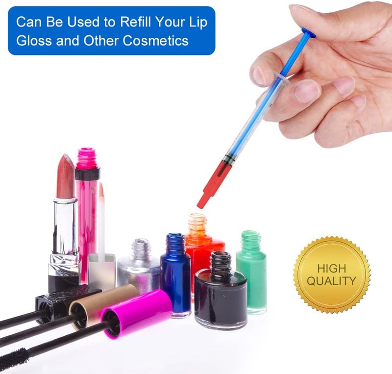 OFFCUP Plastic Syringes, 50pcs No Needle Syringe, 1ml Liquid Measuring Syringe with Luer Slip Tip for Refilling and Measuring Liquids, Scientific Labs Experiment, Feeding Pets (No Needle) - Image 5