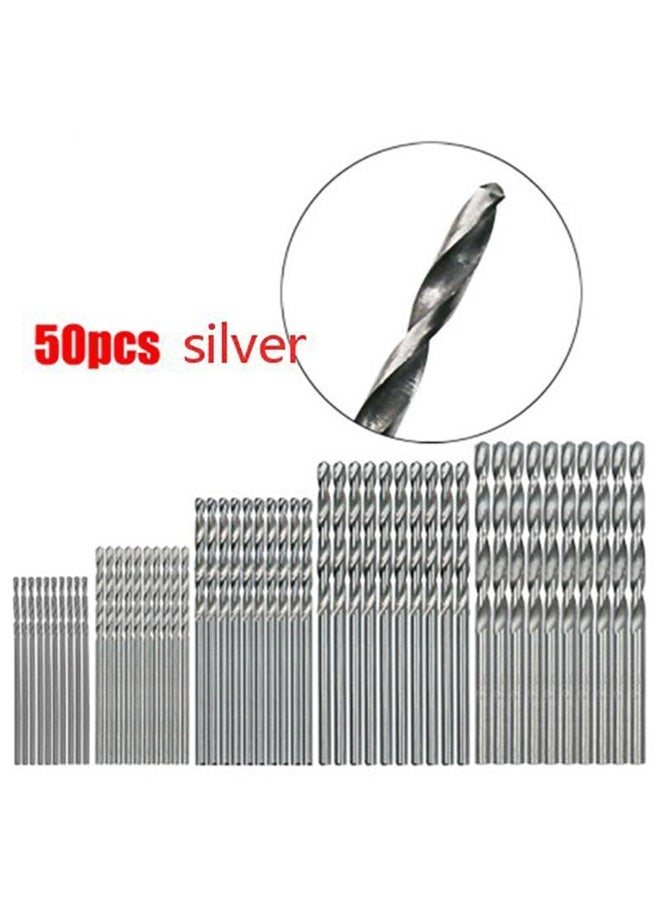 100/50Pcs Titanium Coated Hss High Speed Steel Drill Bit Set Tool 