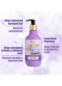 WOW Skin Science Rice Water Shampoo with Rice Water, Rice Keratin & Lavender Oil for Damaged, Dry and Frizzy Hair |No Sulphate & Parabens | No Silicones and Synthetic Color | For Men & Women - 300 ml  - Image 2