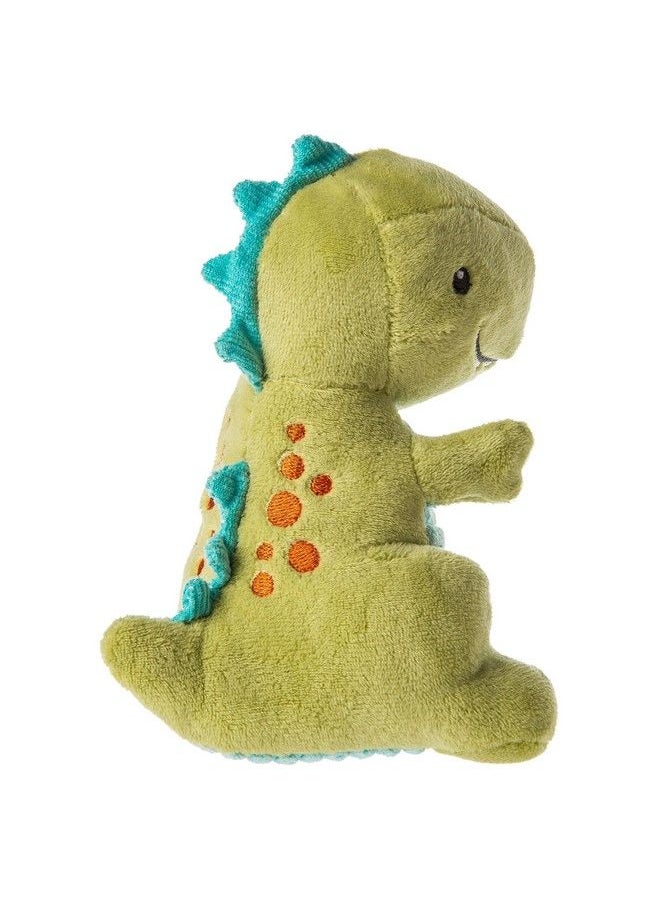 Mary Meyer Pebblesaurus Soft Toy Baby Rattle 5 Inches Green Dino  - Image 3