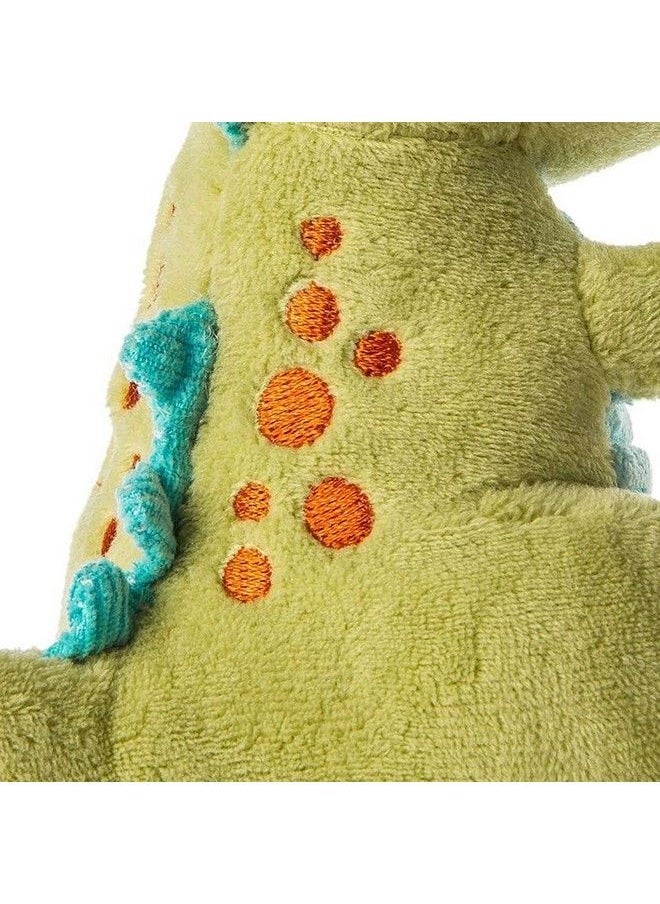 Mary Meyer Pebblesaurus Soft Toy Baby Rattle 5 Inches Green Dino  - Image 5
