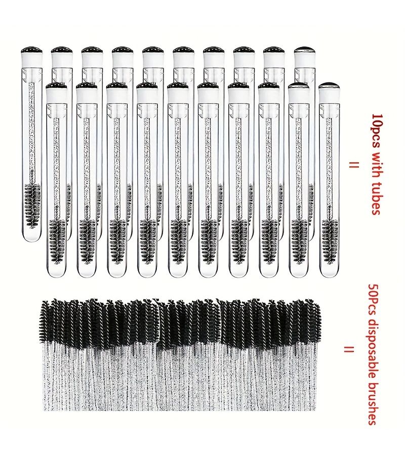 60 Beauty Tools For Eyelash Curling With Flash Rhinestone Design Suitable For Grooming Applying And Extending Eyelashes Portable Makeup Tools Ideal For Travel Work Gifts And Personal Use - Image 1