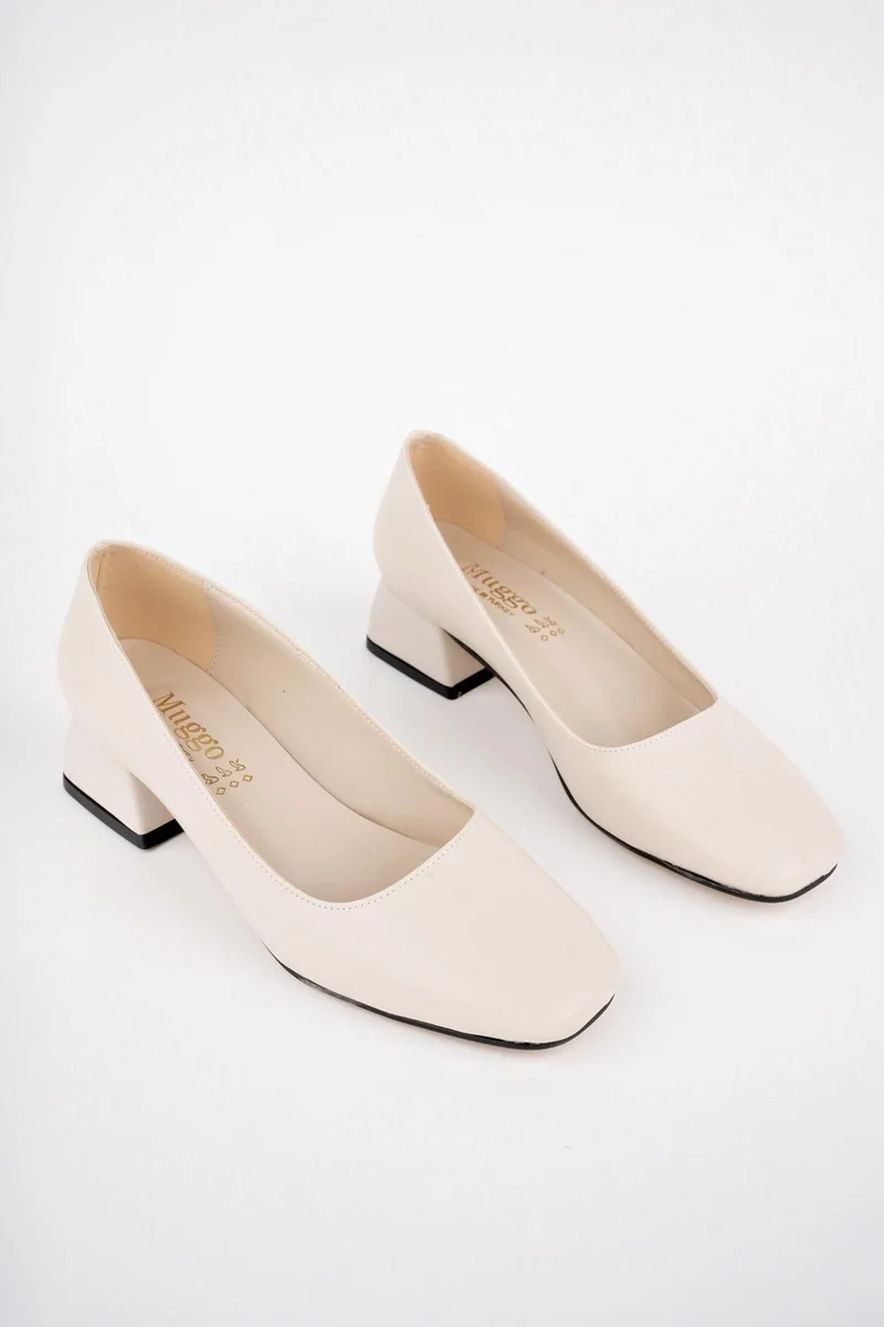 muggo Lilith Square Toe Low Heel Women's Casual Shoes