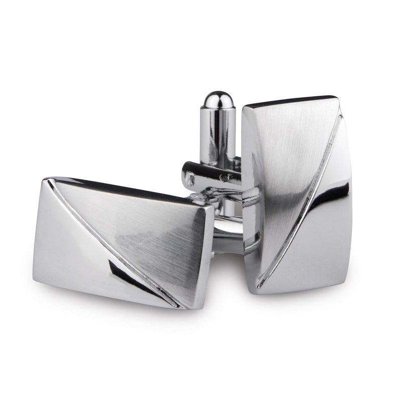 Kovove The Bling Fling Silver Coloured Cufflinks - Image 1