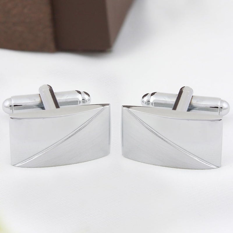 Kovove The Bling Fling Silver Coloured Cufflinks - Image 2