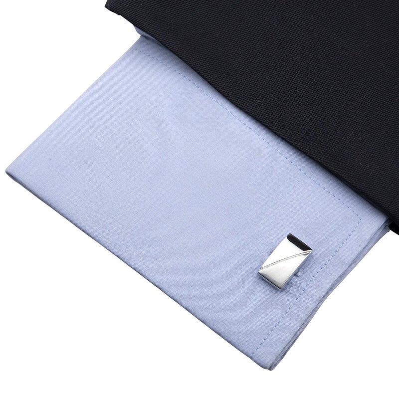 Kovove The Bling Fling Silver Coloured Cufflinks - Image 4