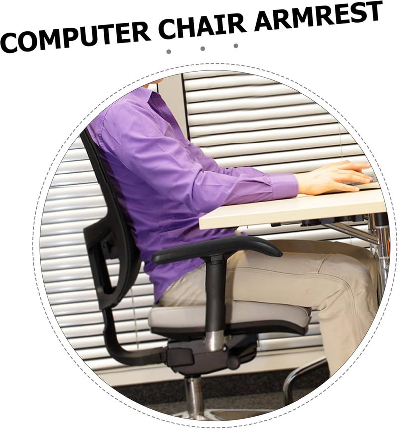 High precision lightweight material NUOBESTY Office Chair Armrests Supporting Armrest Pads Desk Chair Arm Pads Elbow Support Cushions Various color options Personal & public compatible Cost effective upgraded craftsmanship Bug proof seal No shipping delay Ideal for Gulf daily life Growing order stock support Practical design Modern look Multi-color available build Easy to operate Intra-city fast distribution Excellent buyer feedback Global flexible sizing options Brand new goods batch Flexible use switching Exclusive bargain KSA approved quality Bulk storage easy optimized build Gulf climate tested upgraded quality Well reviewed by Saudi buyers All storage type compatible Category flagship Locally packed stock - Image 3