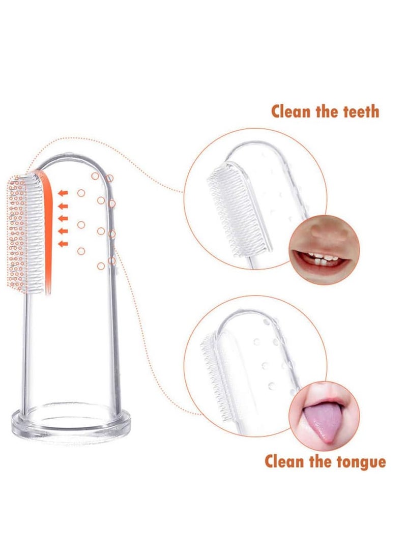 6pcs Infant Soft Silicone Finger Toothbrush - Image 2