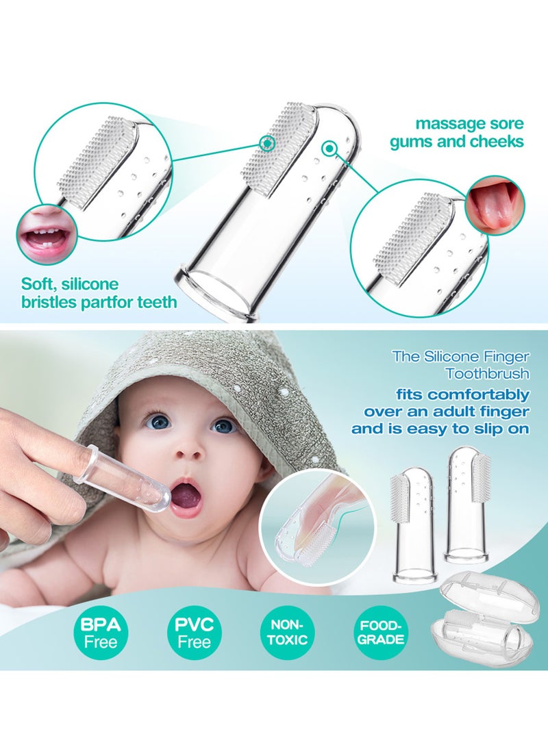 6pcs Infant Soft Silicone Finger Toothbrush - Image 3