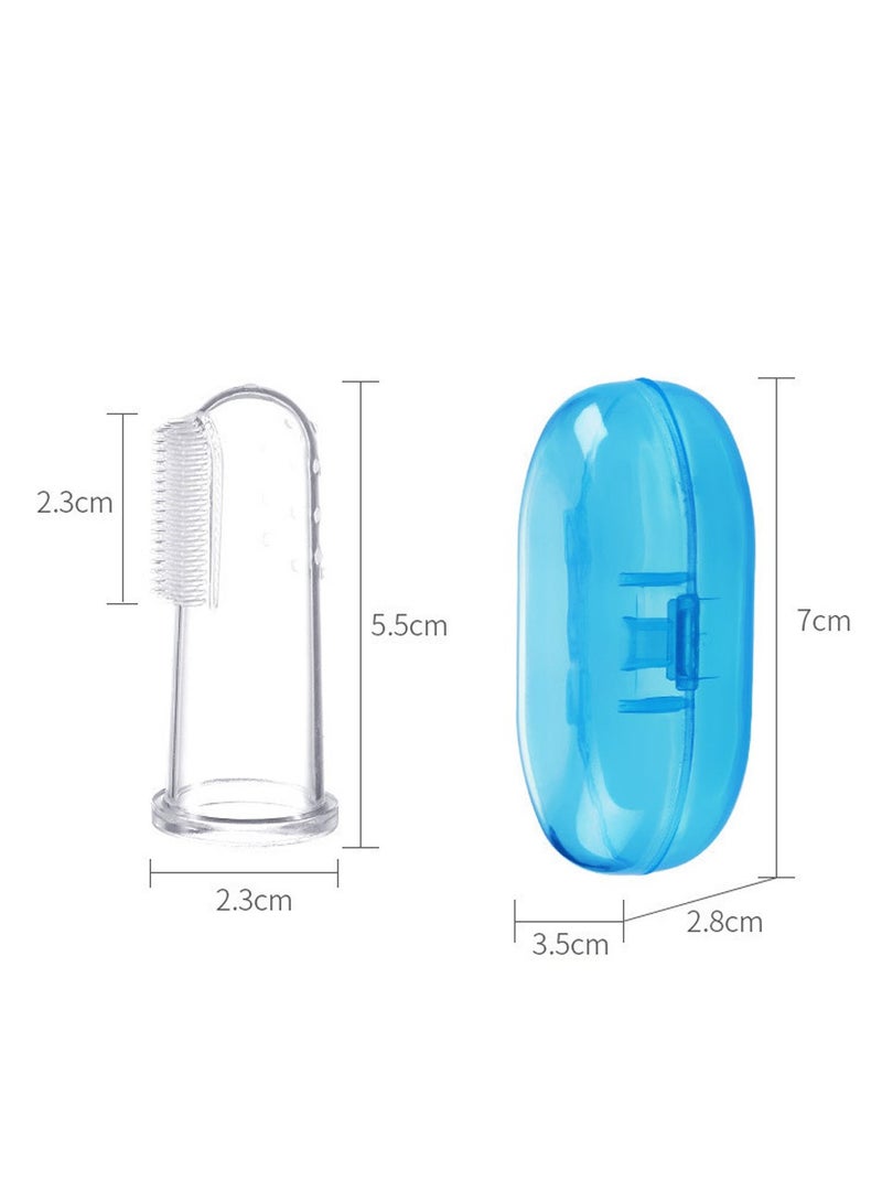 6pcs Infant Soft Silicone Finger Toothbrush - Image 5